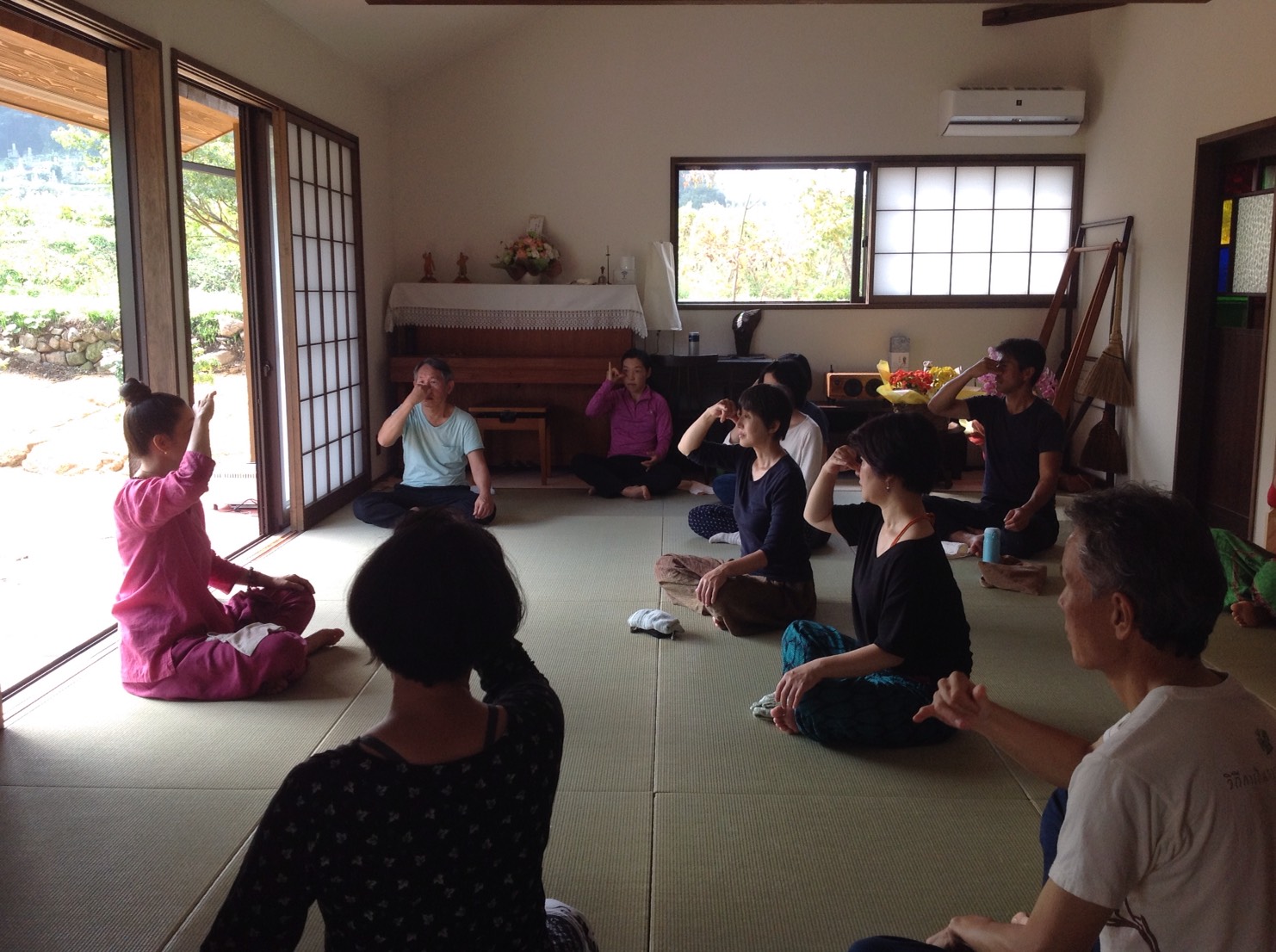 下関ゆっくり小学校ヨガクラス