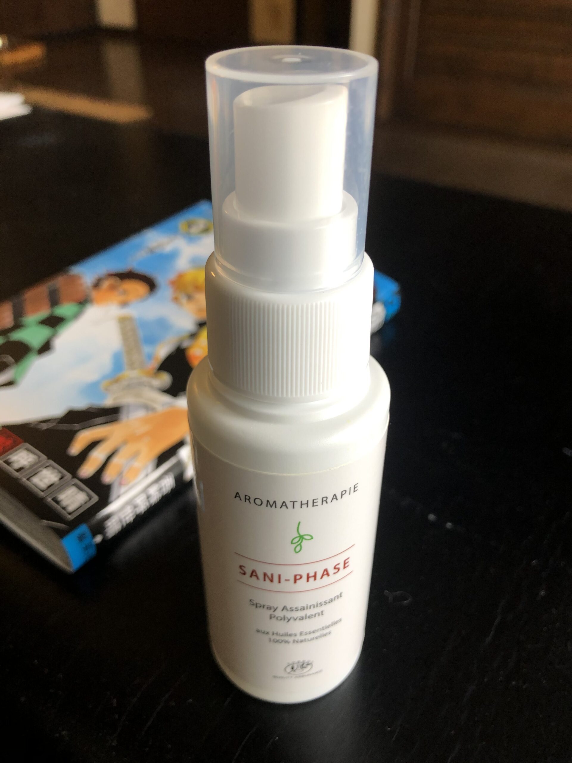 全集中と除菌スプレー