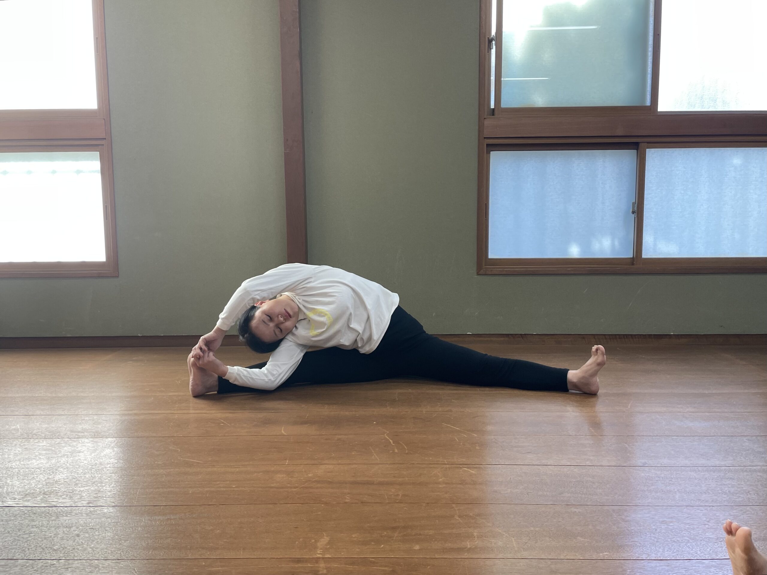 ヨガアーサナで心静かに。